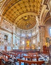 The transept of Santa Maria Assunta Cathedral with Altar of Assumption, on March 20 in Como, Italy