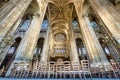 Transept with Vaulted Arches, Church of Saint Eustache, Paris, France Royalty Free Stock Photo