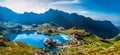 Transfagarasan Balea glacier lake Royalty Free Stock Photo