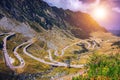 Transfagarasan highway, probably the most beautiful road in the world, Europe, Romania Transfagarashan Royalty Free Stock Photo