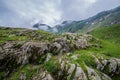 Transfagarasan highway in Romania Royalty Free Stock Photo