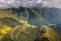 Transfagarasan highway in Romania