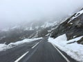 The Transfagarasan mountain road Royalty Free Stock Photo