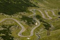 Transfagarasan mountain road, Romanian Carpathians Royalty Free Stock Photo