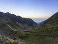 Transfagarasan mountain road Royalty Free Stock Photo