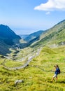 The Transfagarasan mountain road Royalty Free Stock Photo