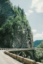 Transfagarasan pass in summer. Crossing Carpathian mountains in Romania, Transfagarasan is one of the most spectacular mountain ro