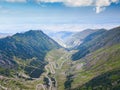 Transfagarasan pass in summer