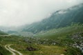 Transfagarasan pass in summer. Crossing Carpathian mountains in Romania, Transfagarasan is one of the most spectacular mountain ro