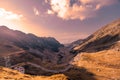 Transfagarasan pass in summer. Crossing Carpathian mountains in Romania, Transfagarasan is one of the most spectacular mountain