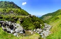 Transfagarasan road, Carpathian mountains, Romania - the best road in the world - panorama