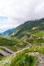 Transfagarasan road in Fagaras Mountains, Romania Royalty Free Stock Photo