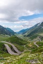 Transfagarasan road in Fagaras Mountains, Romania Royalty Free Stock Photo