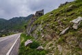 Transfagarasan Road in Romania Royalty Free Stock Photo