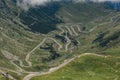 Transfagarasan Road in Romania, DN7C Greatest driving road Royalty Free Stock Photo