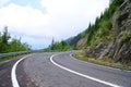 Transfagarasan Road in Romania Royalty Free Stock Photo