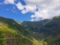 Transfagarasan road in Romania Royalty Free Stock Photo