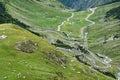 Transfagarasan, Romania - mountain road crossing the southern section of the Carpathian Mountains Royalty Free Stock Photo