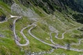 Transfagarasan, Romania - mountain road crossing the southern section of the Carpathian Mountains Royalty Free Stock Photo