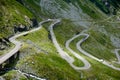 Transfagarashan highway, the most beautiful road in Europe, Romania Royalty Free Stock Photo