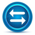 Transfer arrow icon eyeball blue round button