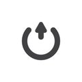 Transfer arrow vector icon