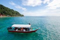 Transfer ferry boat at Pulau Perhentian Royalty Free Stock Photo