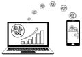 Transfer iota coins from laptop to wallet