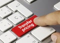 Transfer pricing - Inscription on Red Keyboard Key
