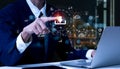 For transferring backup files, use online data storage and cloud computing on the internet. FTP (File Transfer Protocol) Royalty Free Stock Photo