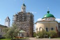 Transfiguration Cathedral and belfry Royalty Free Stock Photo