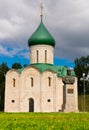 Transfiguration Cathedral and monument to Alexander Nevsky, Pereslavl-Zalessky Royalty Free Stock Photo