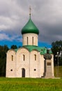 Transfiguration Cathedral and monument to Alexander Nevsky, Pereslavl-Zalessky Royalty Free Stock Photo