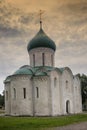 Transfiguration Cathedral in Pereslavl Kremlin founded by Yuri Dolgoruky in 1152. Pereslavl-Zalessky, Russia. Golden Ring of Royalty Free Stock Photo