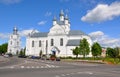 Transfiguration Cathedral in the town of Slonim. Belarus Royalty Free Stock Photo