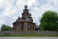 Transfiguration Church of the eighteenth century at the Museum of Wooden Architecture in Suzdal, Russia