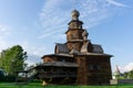 Transfiguration wooden church in Suzdal