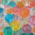Transflective multicolored bubbles