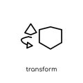 Transform icon from Geometry collection.