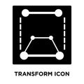 Transform icon vector isolated on white background, logo concept