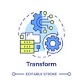 Transform multi color concept icon Royalty Free Stock Photo