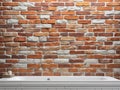 Transform Your Bathroom with a Rustic Stone Brick Wall Overlay A Stunning Design Idea for a Unique and Royalty Free Stock Photo
