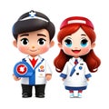 Transform your funny character into icon character man and girl korea