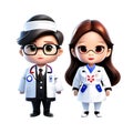 Transform your funny character into icon character man and girl korea