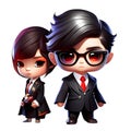 Transform your funny character into icon character man and girl korea