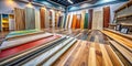 Stunning Laminate Flooring Options A Panoramic Guide to Colors Textures and Home Improvement Ideas Royalty Free Stock Photo