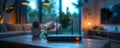 Transform your home network with a high-speed wireless router, artfully showcased on a wooden table