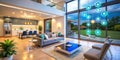 Transform Your Home with Smart Home Automation Innovative Interior Design Concepts Utilizing the Internet of Things Royalty Free Stock Photo