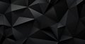 Unleash the Futuristic Vibes: High-Tech Black Triangular Mesh Background