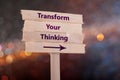 Transform your thinking